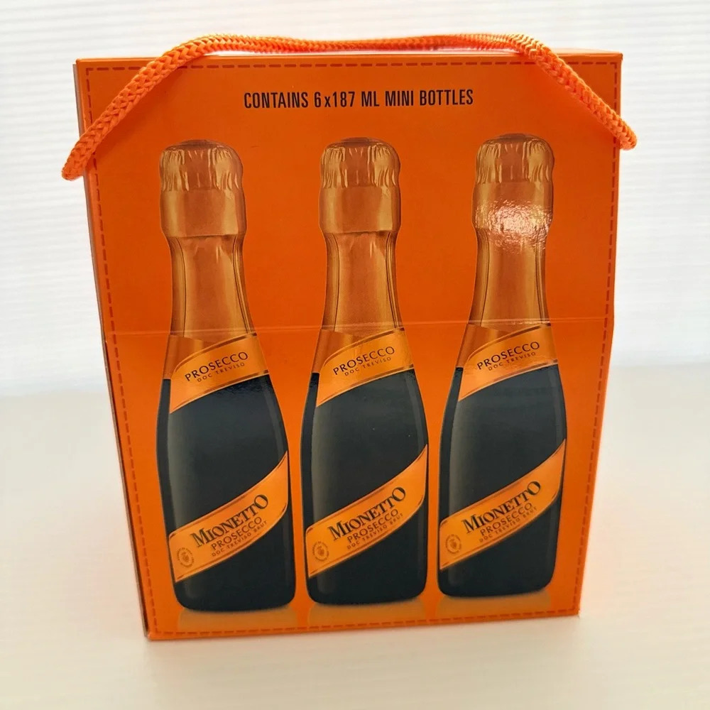 Mionetto Prosecco Party Pack Limited Edition EMPTY Box Gift Carrier Orange New